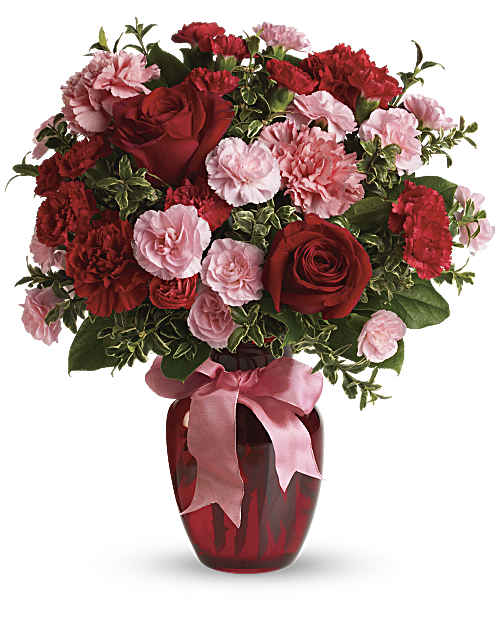 Dance with Me Bouquet with Red Roses