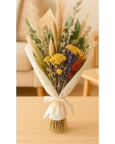Golden Garden Dried Floral Bouquet